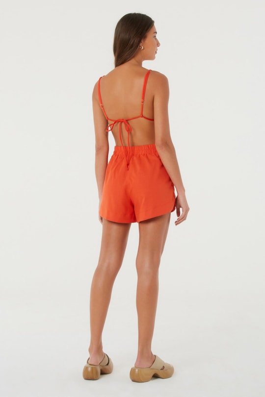 Short Curto Bordado