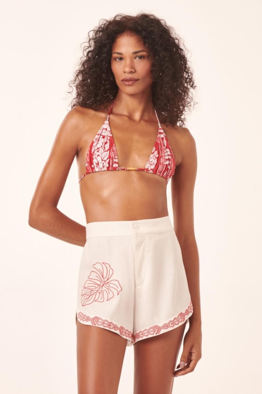 Imagem do produto Short Elastico Costas Bordado Lilo