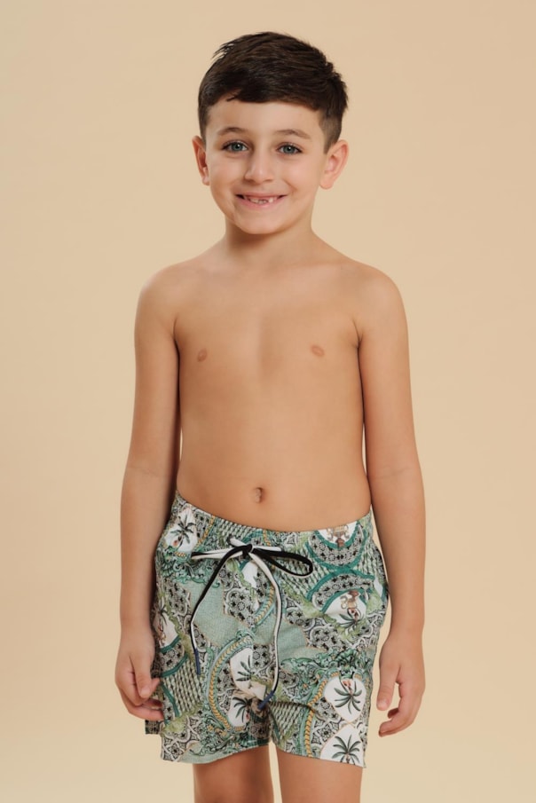 Short Fiji Azulejaria(Inf)