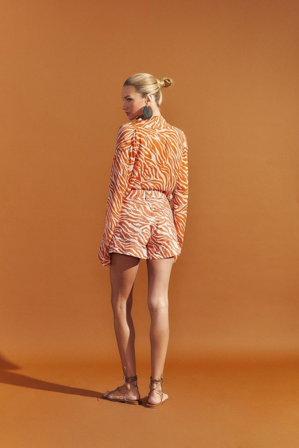 Short Hanna Estampa Zebra