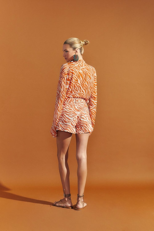 Short Hanna Estampa Zebra