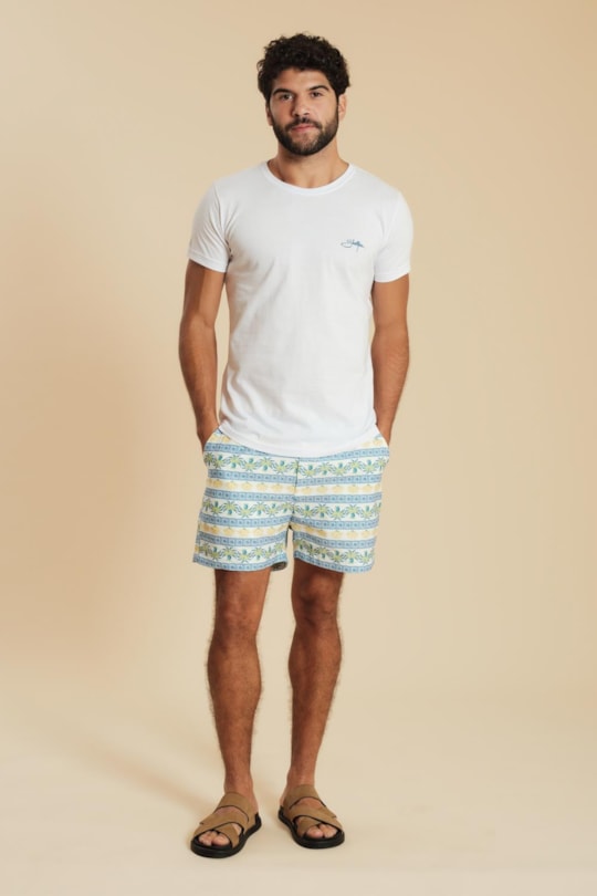 Imagem do produto Short Jr Azulejo Tropical