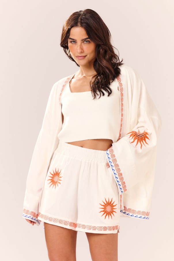 Short Sol Bordado Nalu
