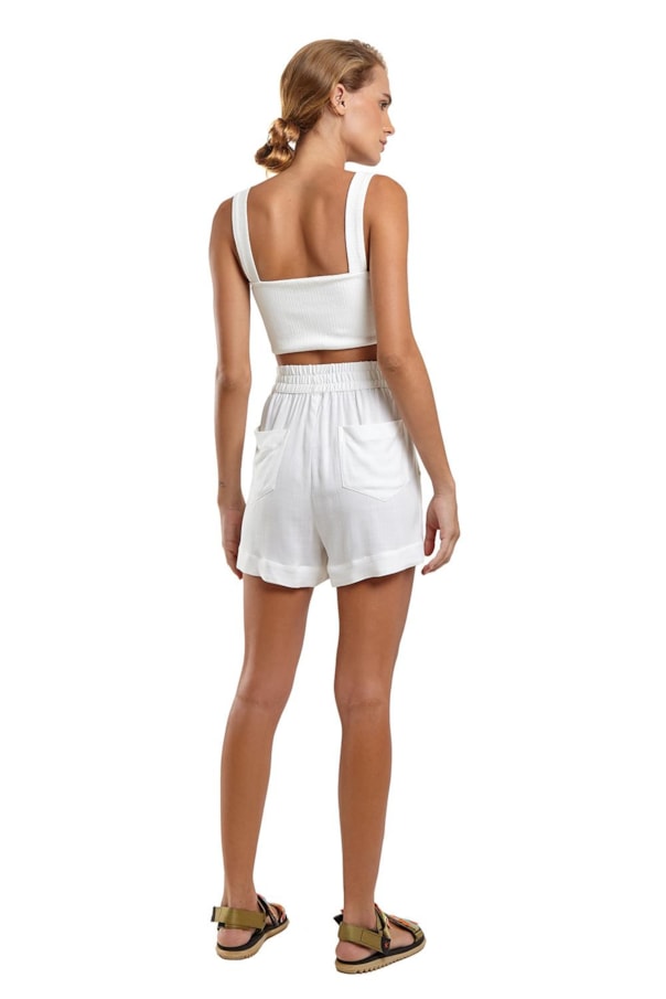 Short Sol Linho Liso