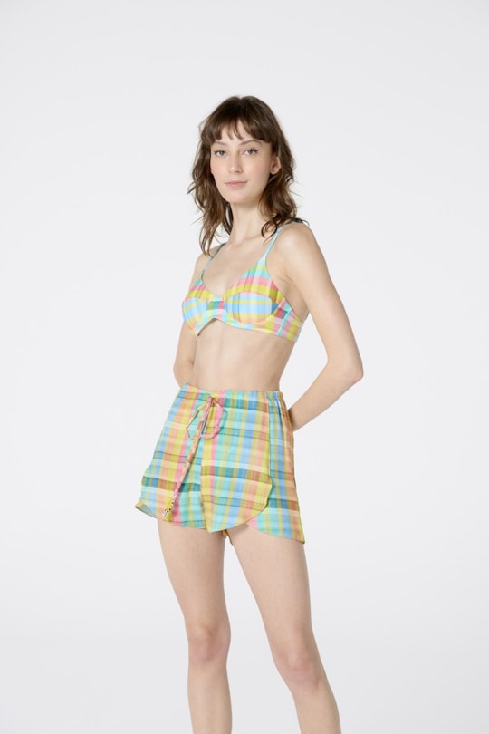 Imagem do produto Short Tulipa Xadrez Candy