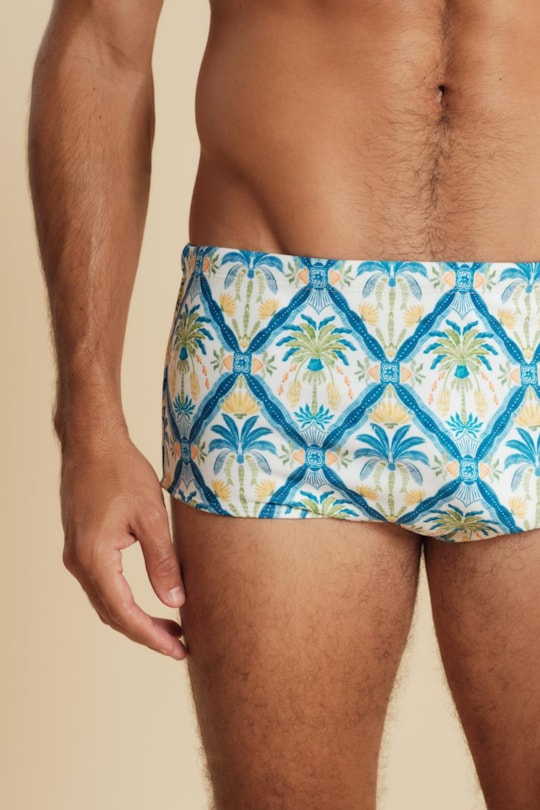 Imagem do produto Sunga Army Azulejo Tropical