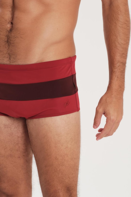 Imagem do produto Sunga Army Crepusculo Bicolor Liso Alto2