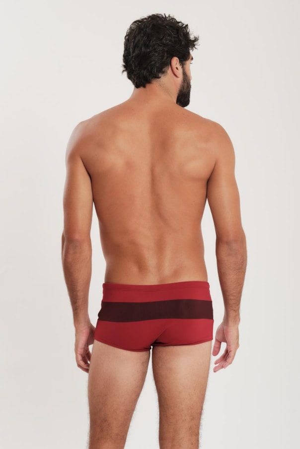 Sunga Army Crepusculo Bicolor Liso Alto2