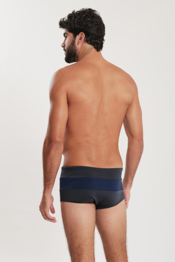 Sunga Army Crepusculo Bicolor Liso Alto2