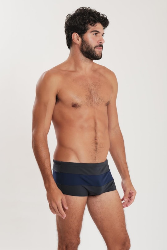 Imagem do produto Sunga Army Crepusculo Bicolor Liso Alto2