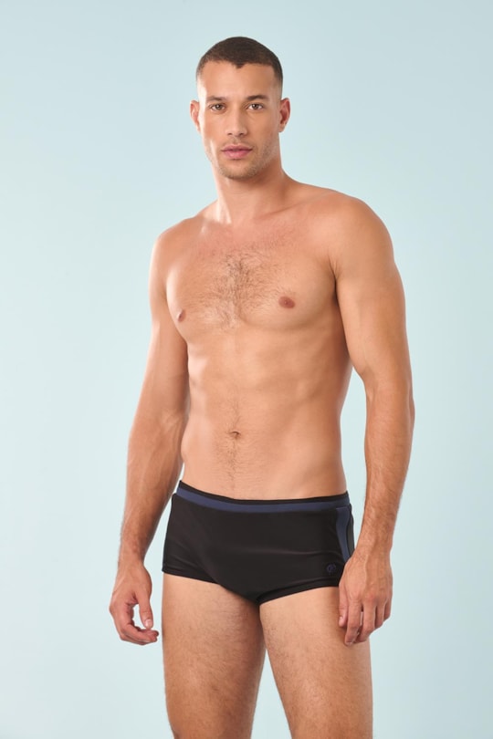 Imagem do produto Sunga Army Faixa Preta Lisa Ver26