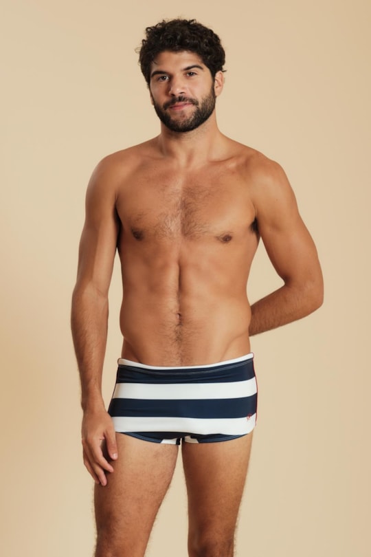 Imagem do produto Sunga Army Listrado Marinho