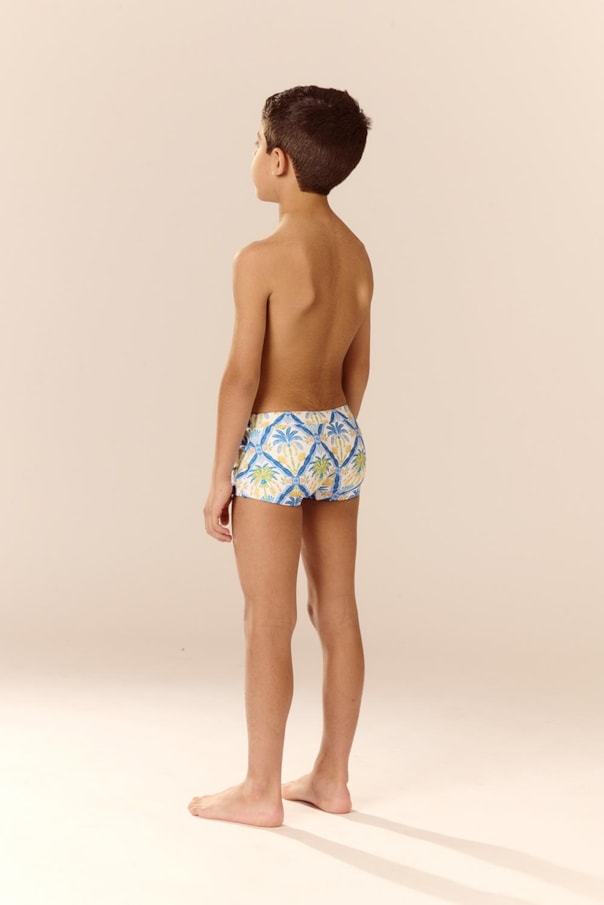 Sunga Berlim Azulejo Tropical (Inf)