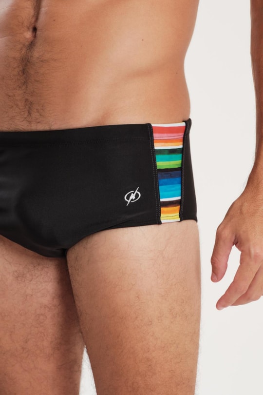 Imagem do produto Sunga Country Lux Listras Rainbow