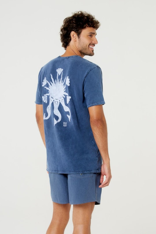 Imagem do produto T-Shirt Mandala Sereia Marmorizada