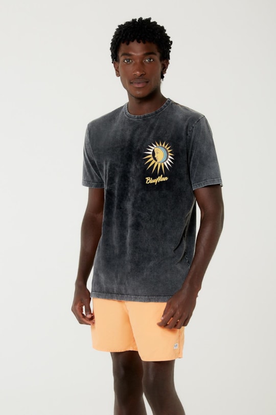 Imagem do produto T-Shirt Marmorizada Sun e Moon