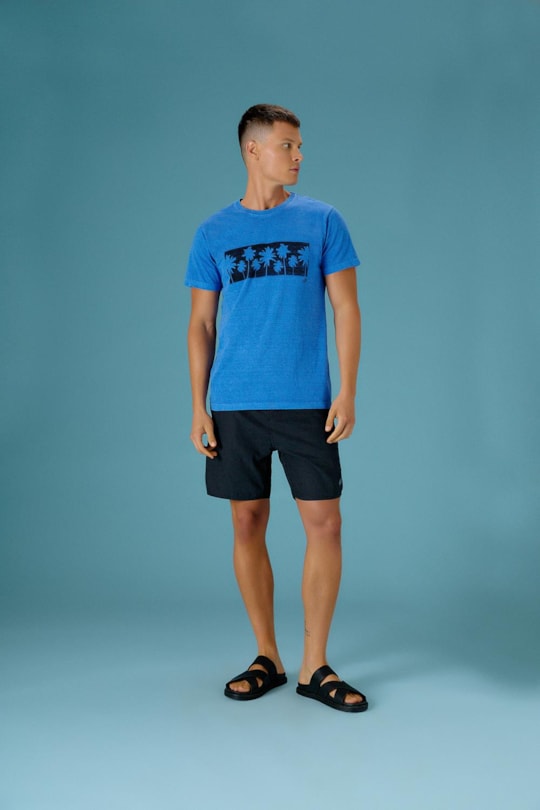Imagem do produto T-Shirt Silk Coqueiro Blue