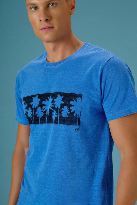 Imagem do produto T-Shirt Silk Coqueiro Blue