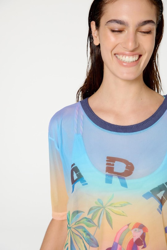 Imagem do produto T-Shirt Tule Degrade Mentos