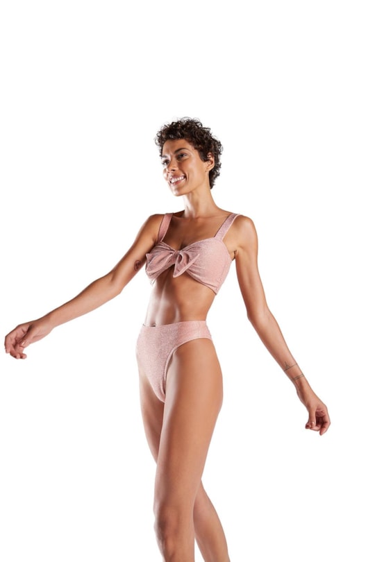 Imagem do produto Tanga Alta Delta Lurex Nude