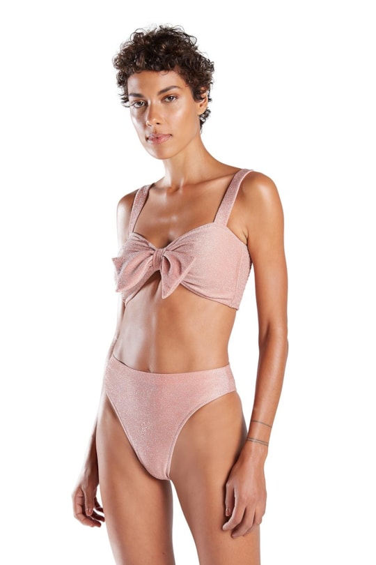 Imagem do produto Tanga Alta Delta Lurex Nude