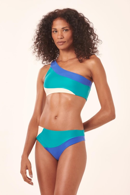 Imagem do produto Tanga Coral Tricolor Liso