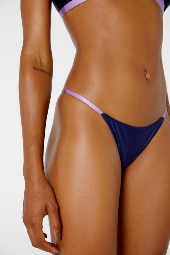 Tanga Fox Liso Bicolor