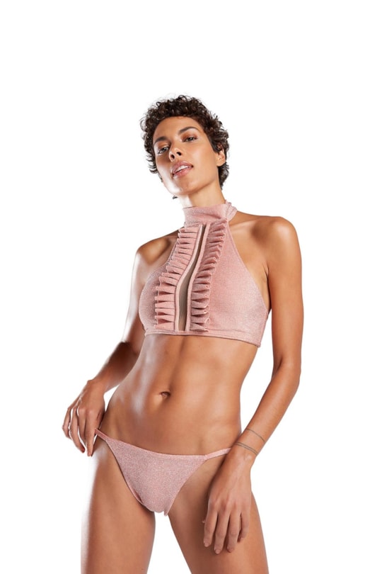 Imagem do produto Tanga Fox Lurex Nude