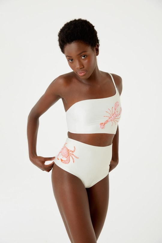 Imagem do produto Tanga Hot Pants Bordado Lagostim