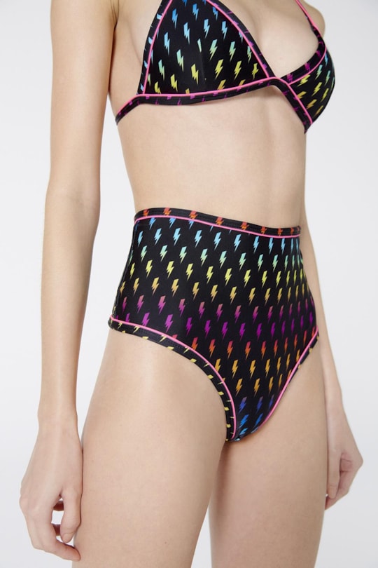 Imagem do produto Tanga Hot Pants Friso Raios Degrade