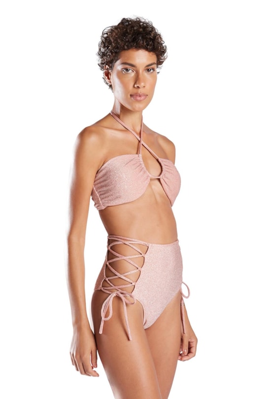 Imagem do produto Tanga Hot Pants Trancado Nude