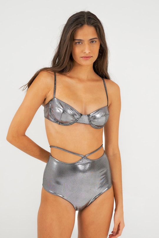 Imagem do produto Tanga Iza Marc Foil Prata