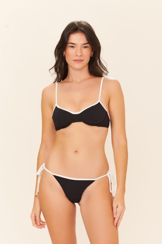 Tanga Lacinho Delta Textura Liso