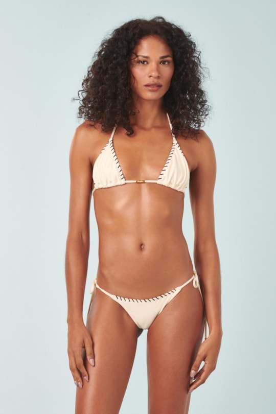 Imagem do produto Tanga Lacinho Tahiti Pontilhado Liso