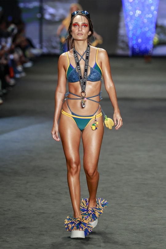 Imagem do produto Tanga Lacinho Vies Jeans Embosseddesfile