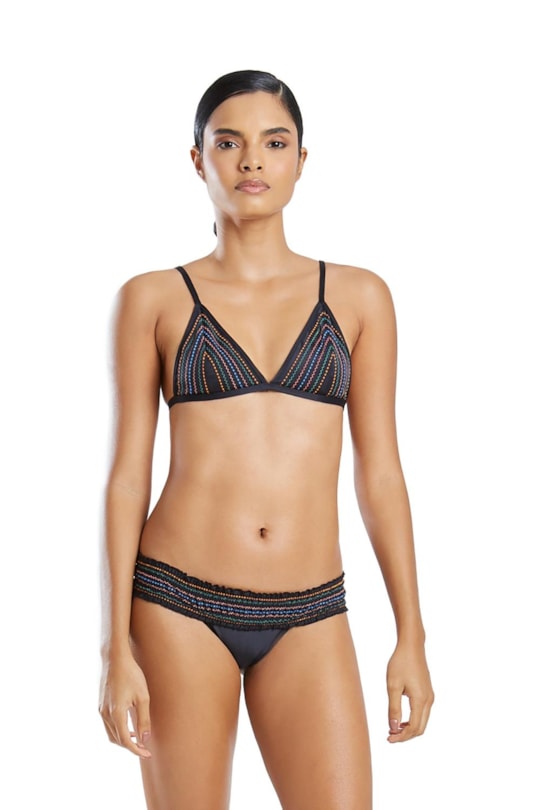 Imagem do produto Tanga Pin Up Ponto Bordado