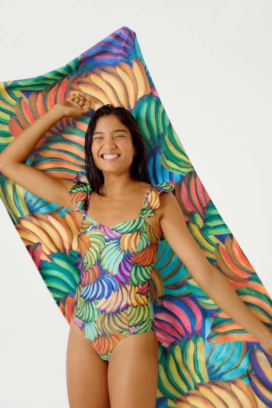 Imagem do produto Toalha Praia King Banana Pop