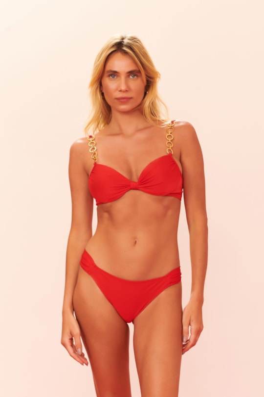 Top Bardot Corrente Liso