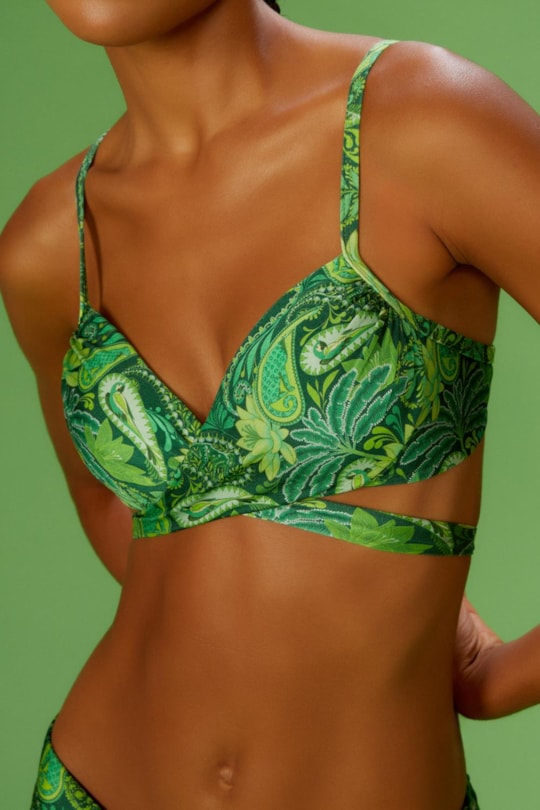 Imagem do produto Top Brigite Faixa Florest Verde