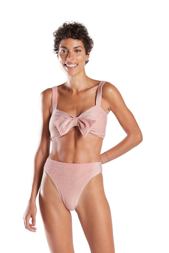 Imagem do produto Top Laco Lurex Nude