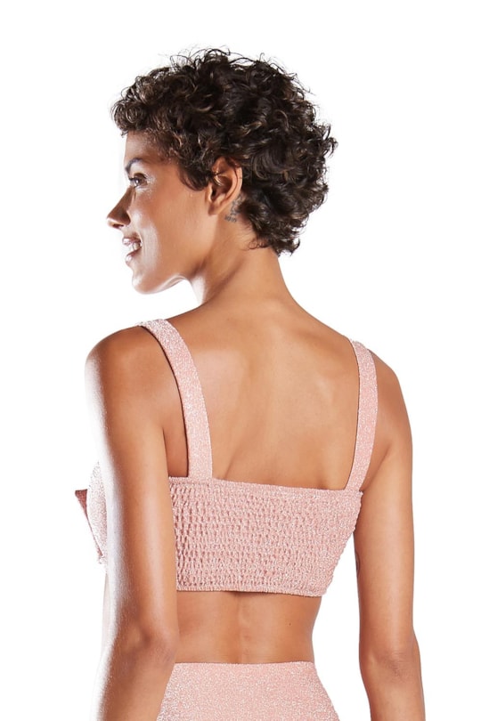 Imagem do produto Top Laco Lurex Nude