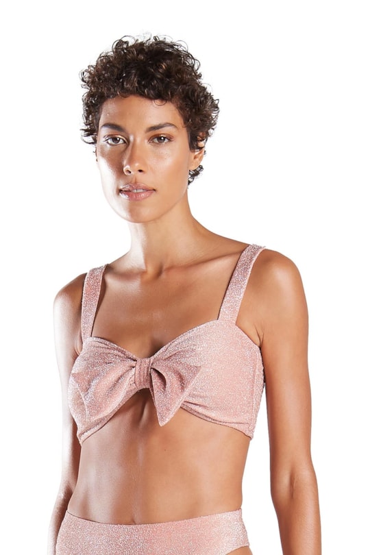 Imagem do produto Top Laco Lurex Nude