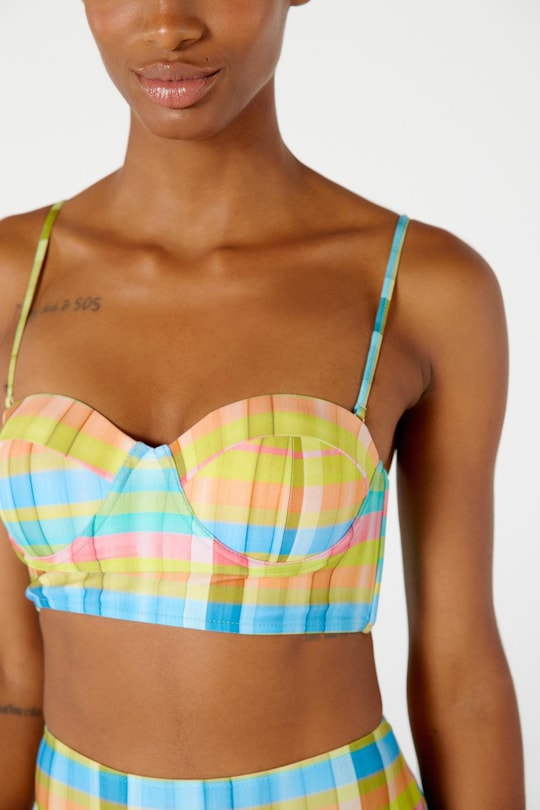 Imagem do produto Top Laise Xadrez Candy