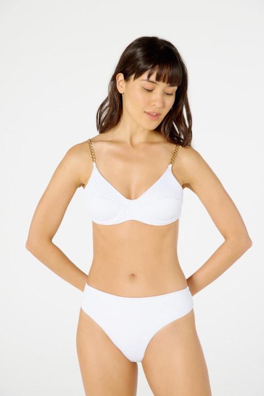 Imagem do produto Top Meia Taca Prainha Textura Blobs