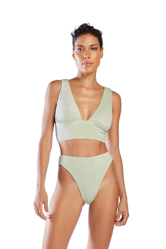 Imagem do produto Top Sum Lurex Verde