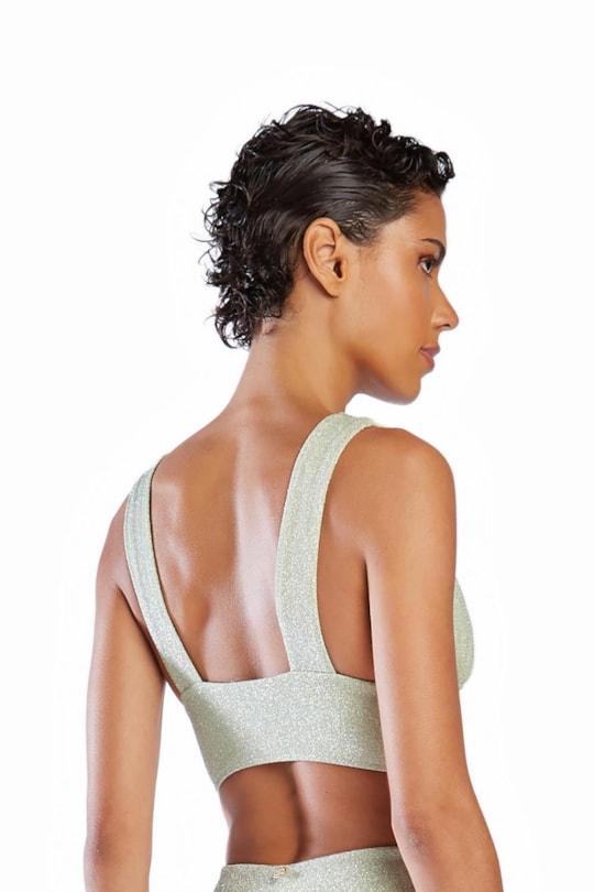 Imagem do produto Top Sum Lurex Verde