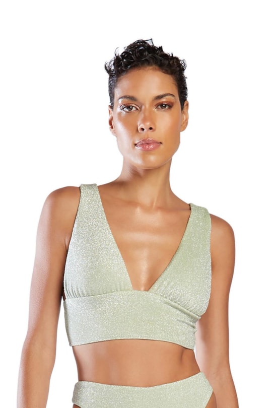 Imagem do produto Top Sum Lurex Verde