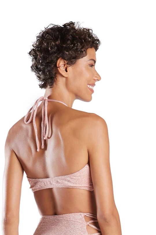 Imagem do produto Top Surfista Lurex Nude