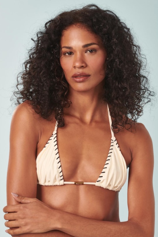 Imagem do produto Top Triangulo Pontilhado Liso