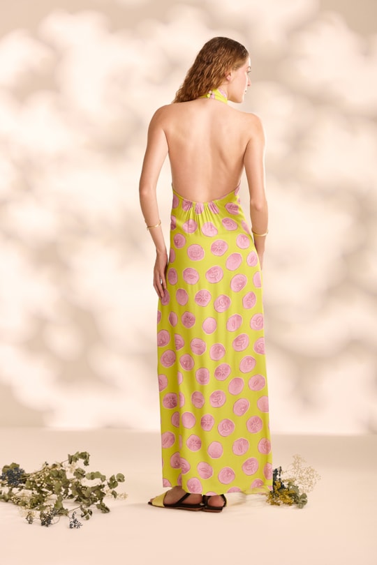 Vestido Agnes Frente Unica Coin Citrus